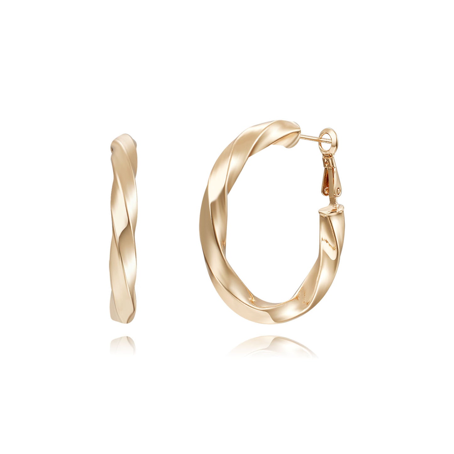 Brass With Plated Fashion Jewelry Earrings