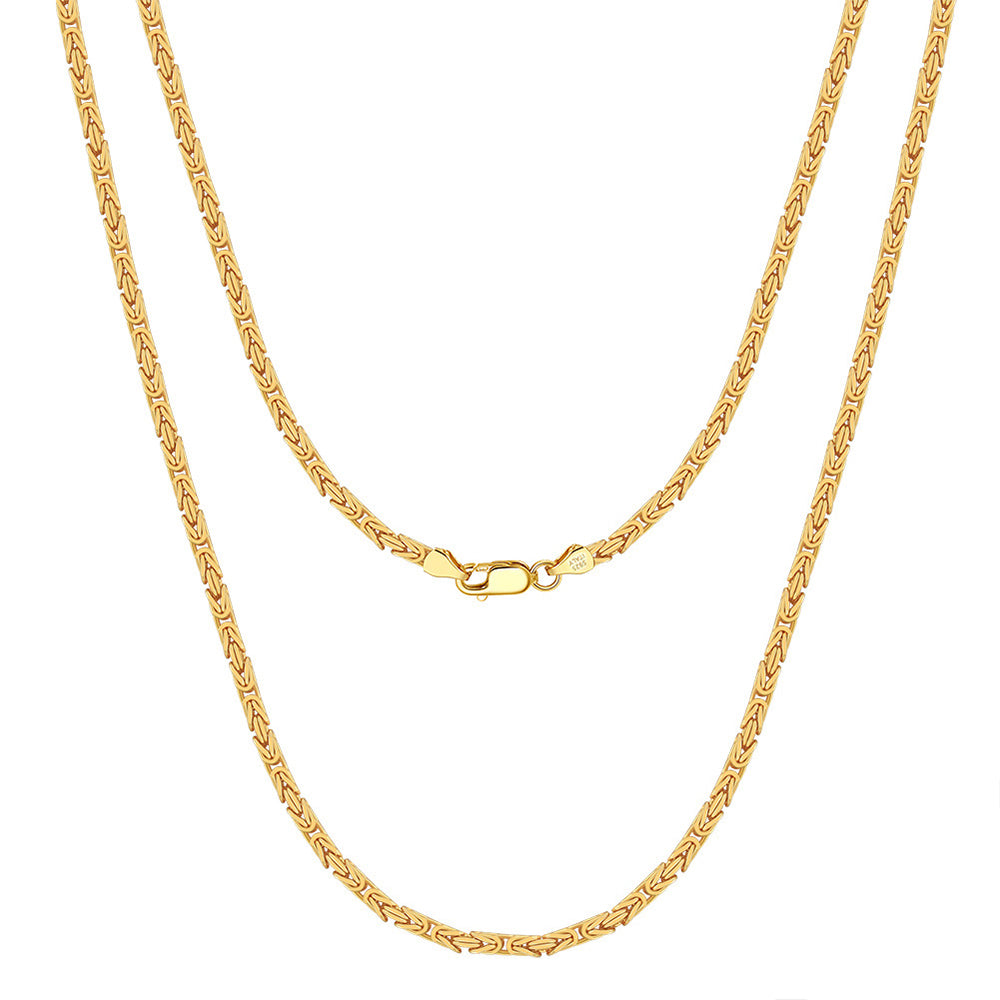 925 Sterling Silver Byzantium Chain