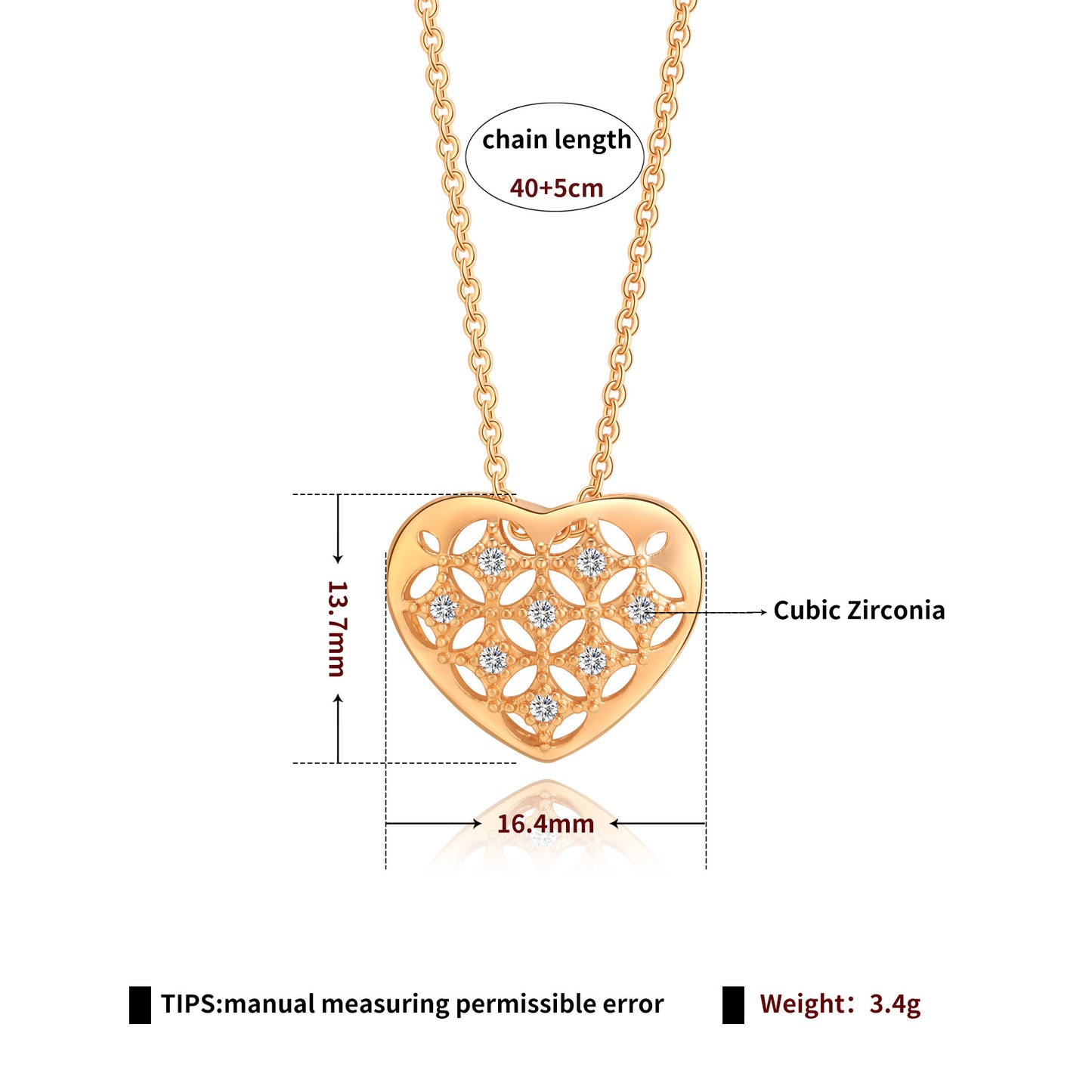 Brass With Plated Fashion Jewelry Necklace
