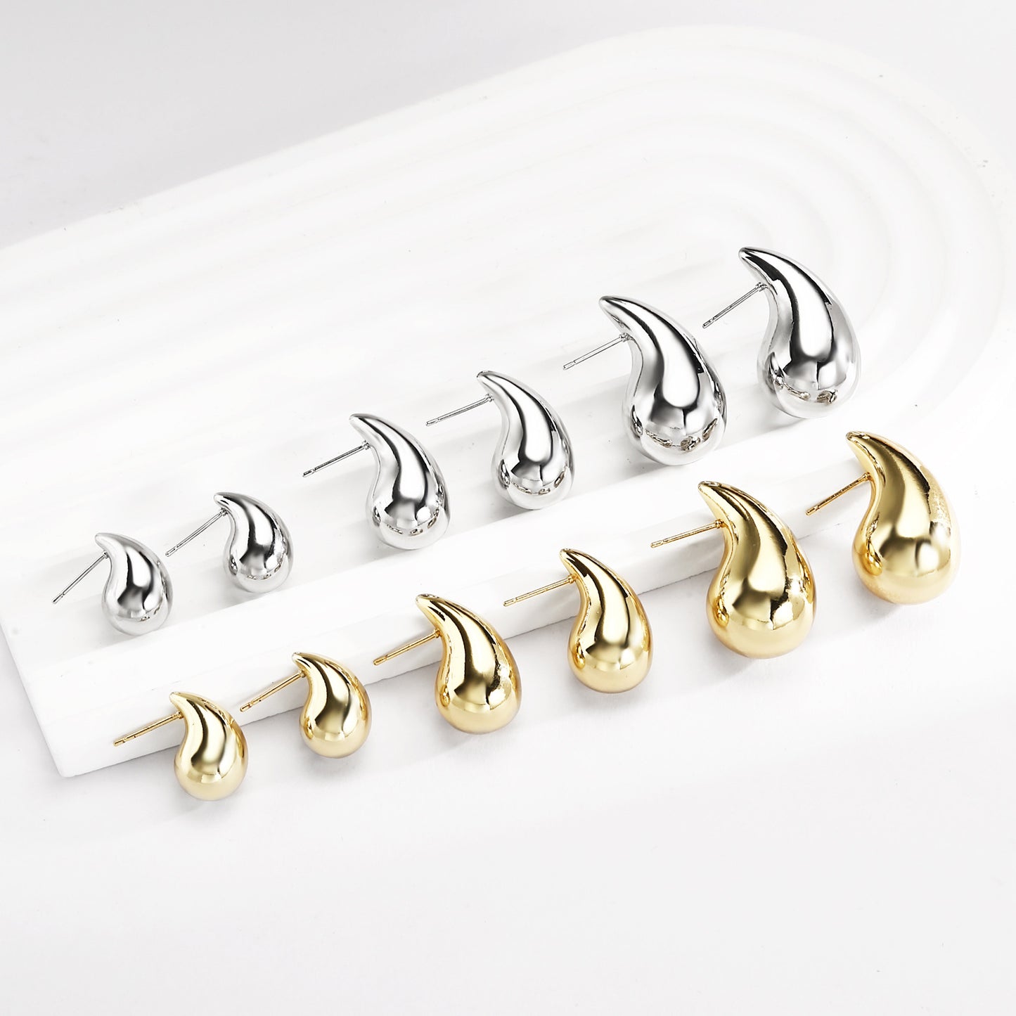 Brass With Plated Fashion Jewelry Earrings