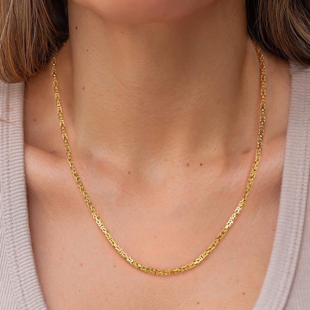 925 Sterling Silver Byzantium Chain
