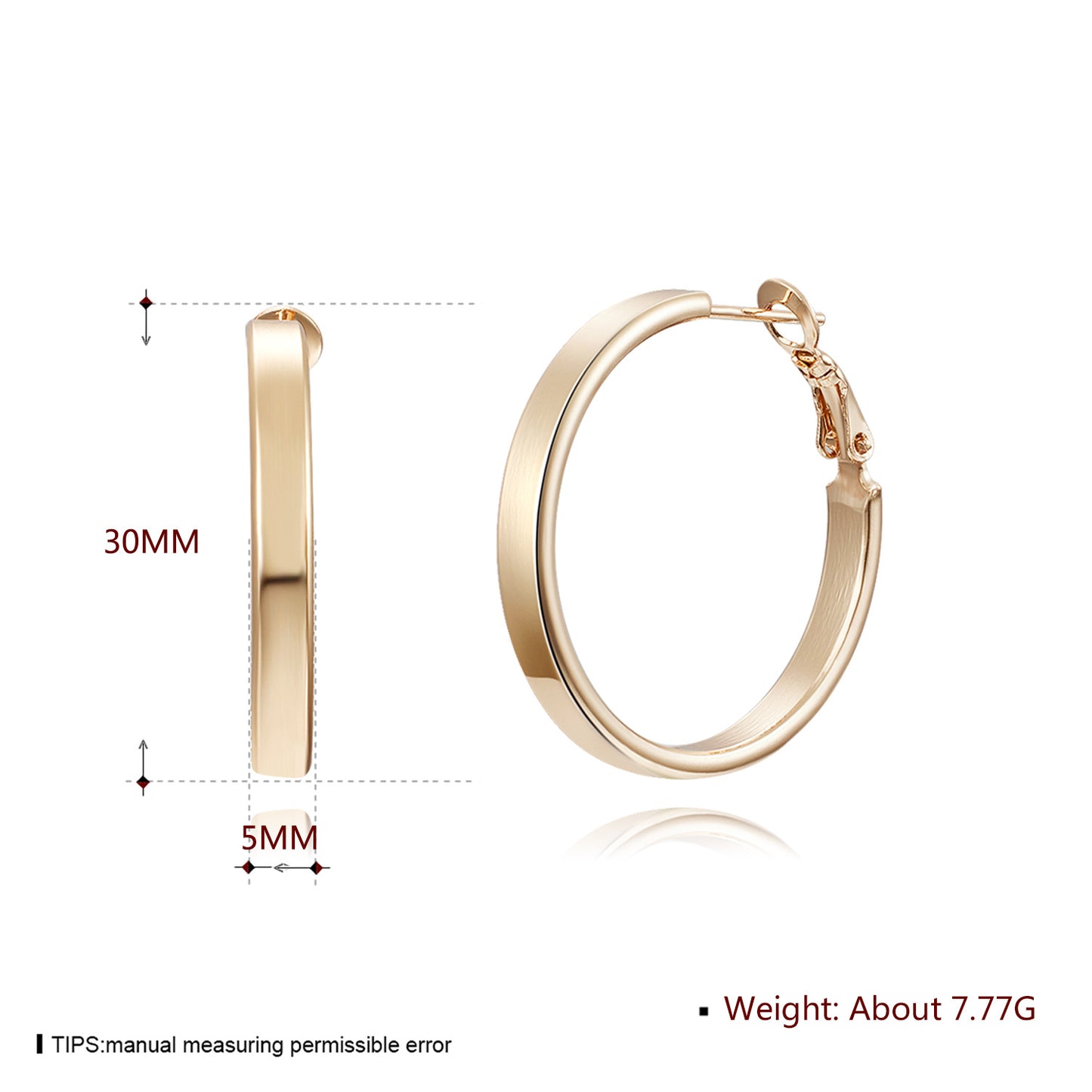 Brass With Plated Fashion Jewelry Earrings