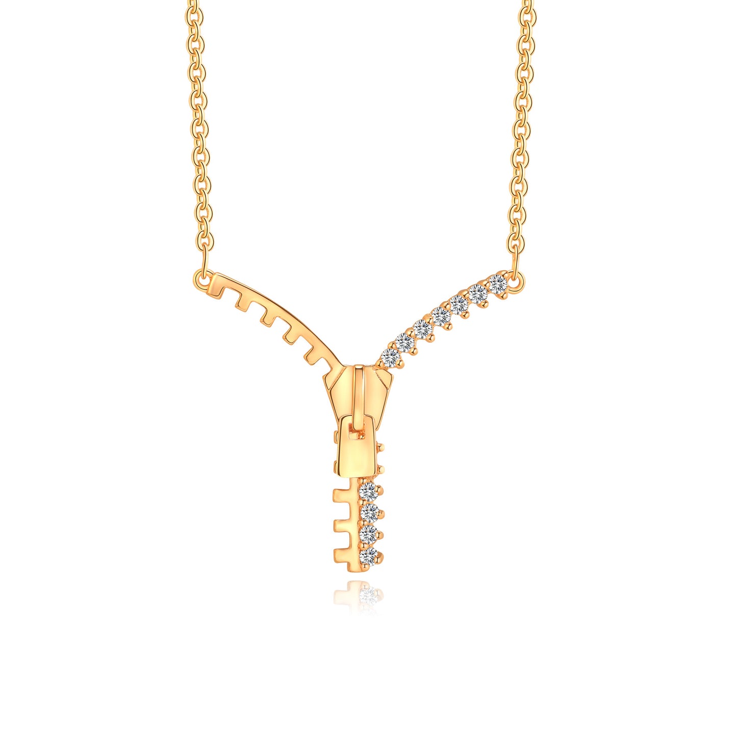 Brass With Plated Fashion Jewelry Necklace