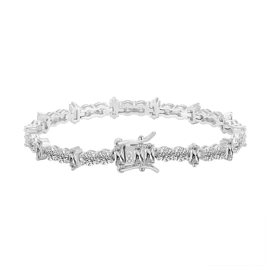925 Sterling Silver 3mm 4mm Tennis Bracelet