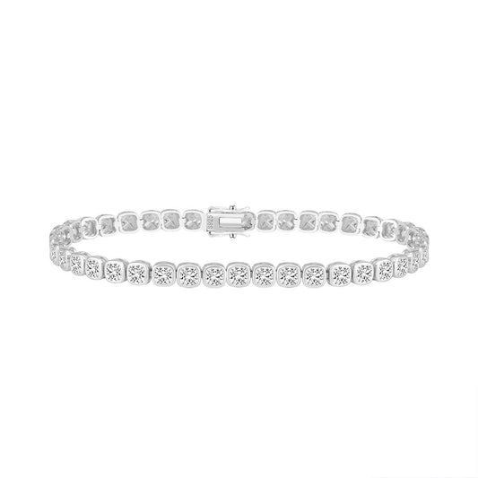 925 Sterling Silver 3mm 4mm Tennis Bracelet