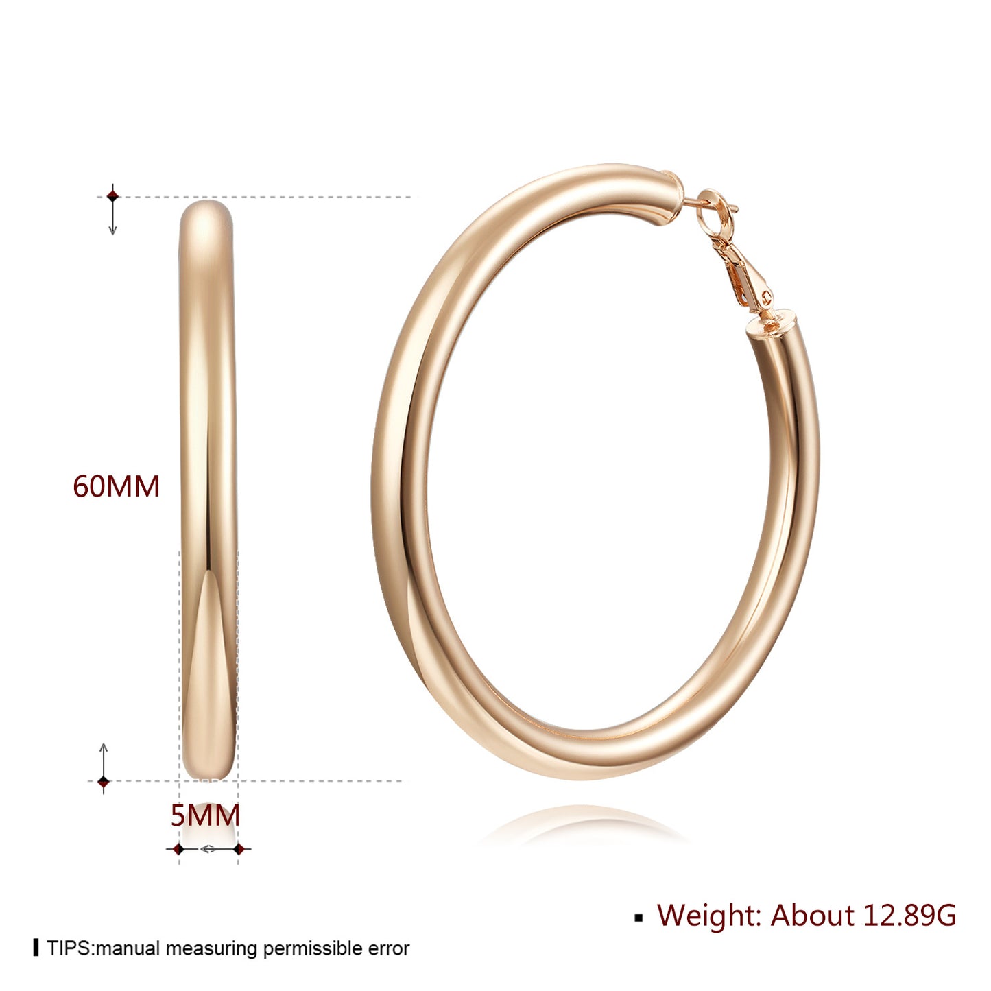 Brass With Plated Fashion Jewelry Earrings