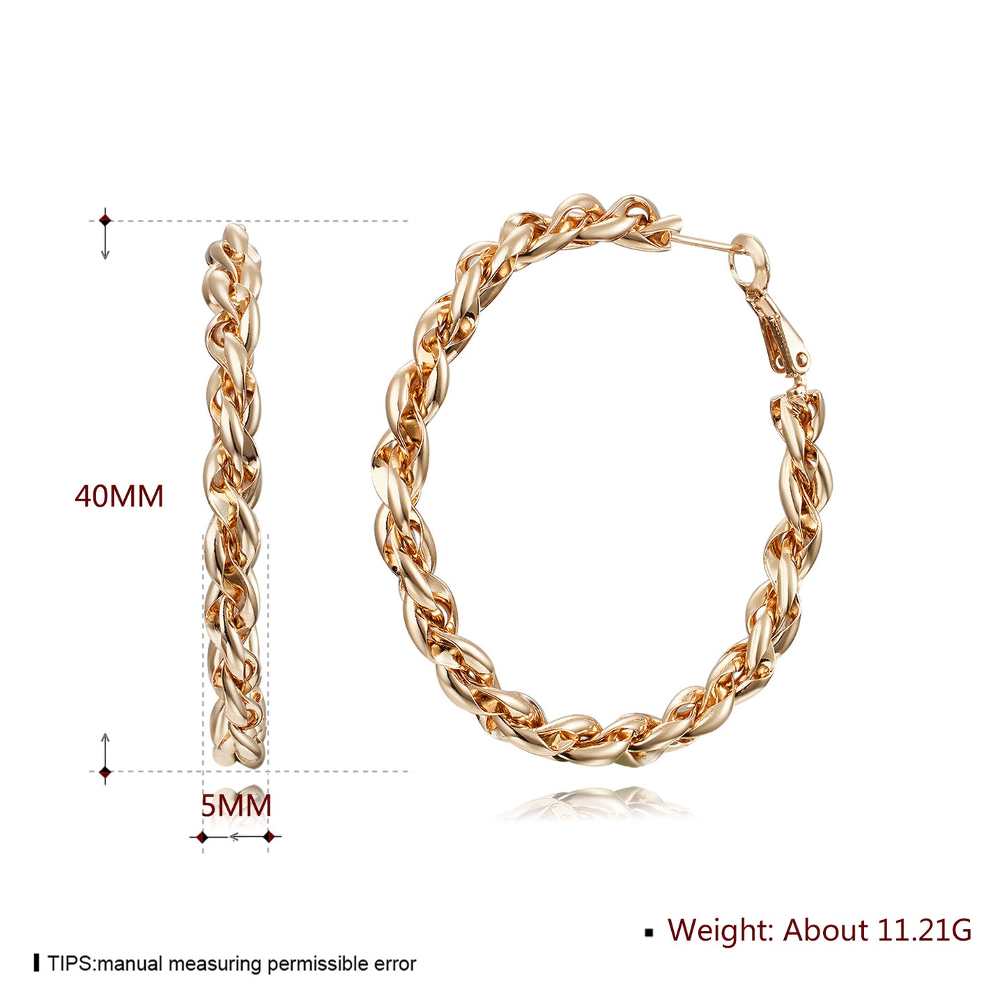 Brass With Plated Fashion Jewelry Earrings