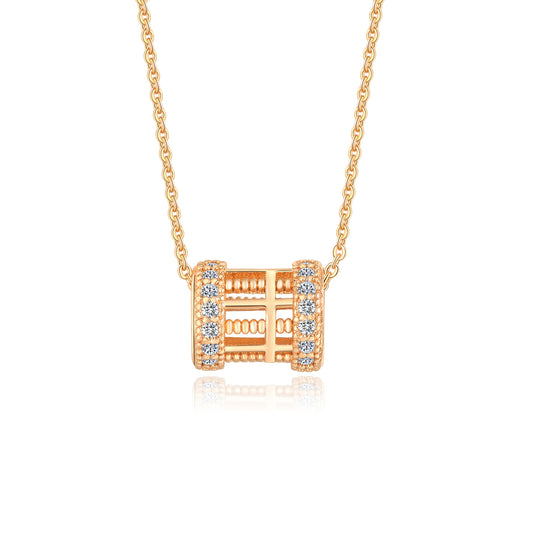 Brass With Plated Fashion Jewelry Necklace
