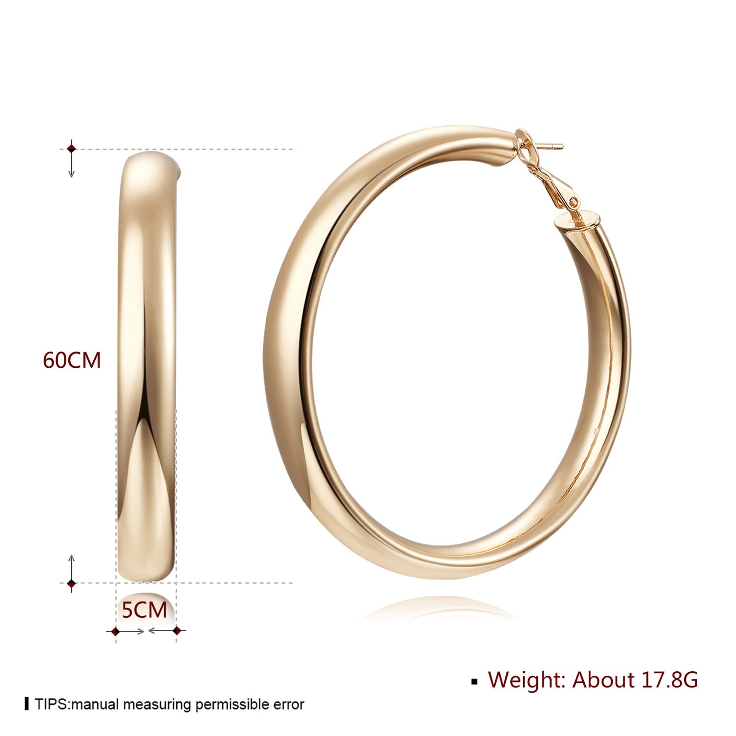 Brass With Plated Fashion Jewelry Earrings