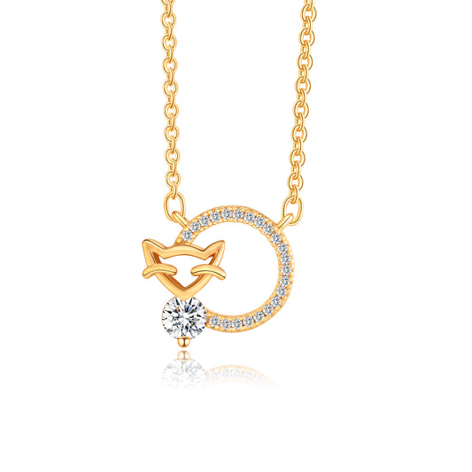 Brass With Plated Fashion Jewelry Necklace