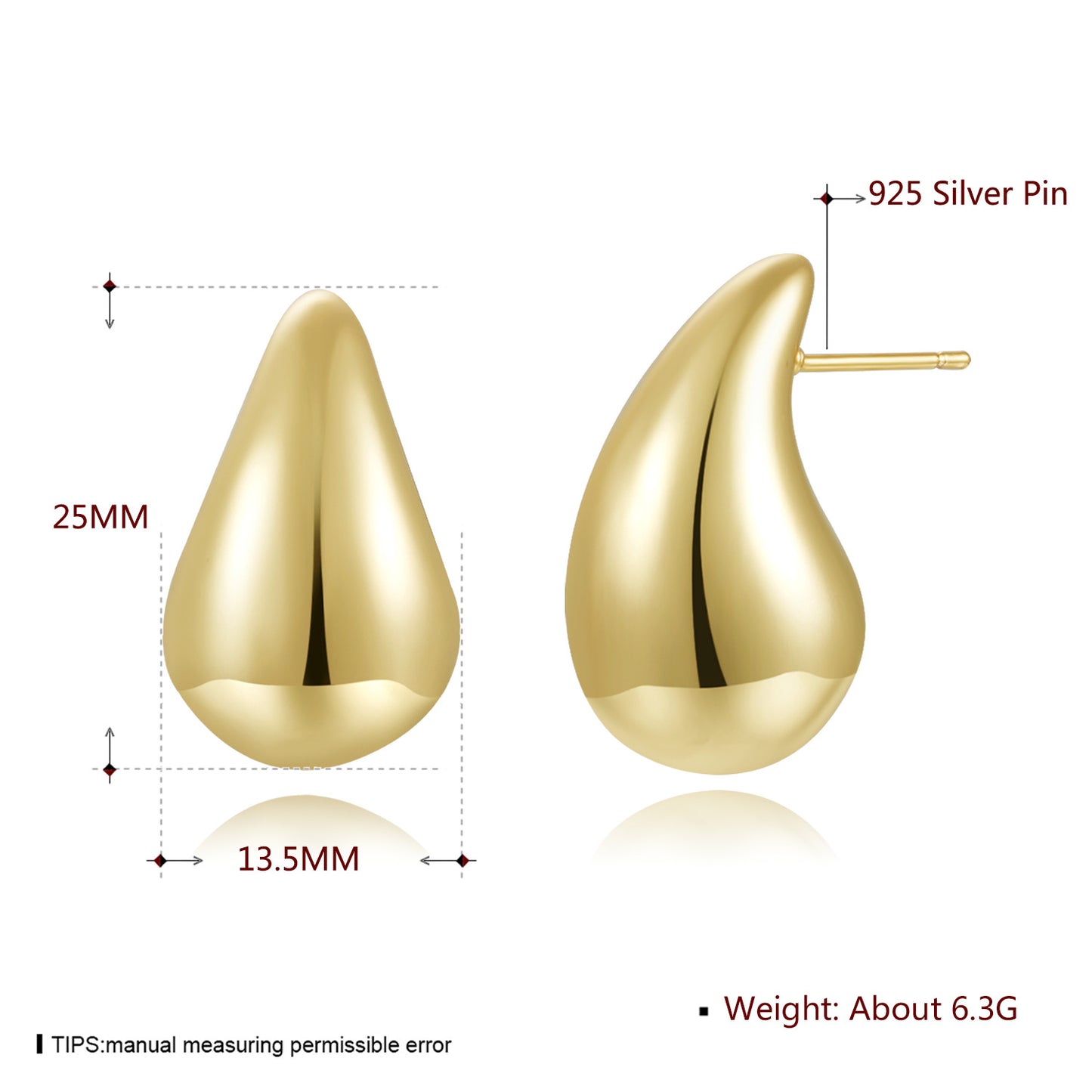 Brass With Plated Fashion Jewelry Earrings