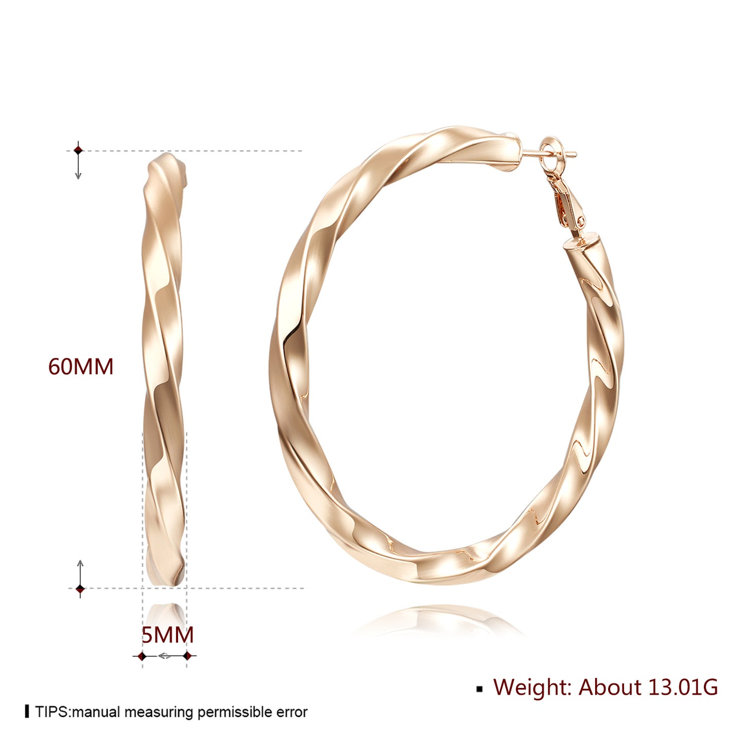 Brass With Plated Fashion Jewelry Earrings