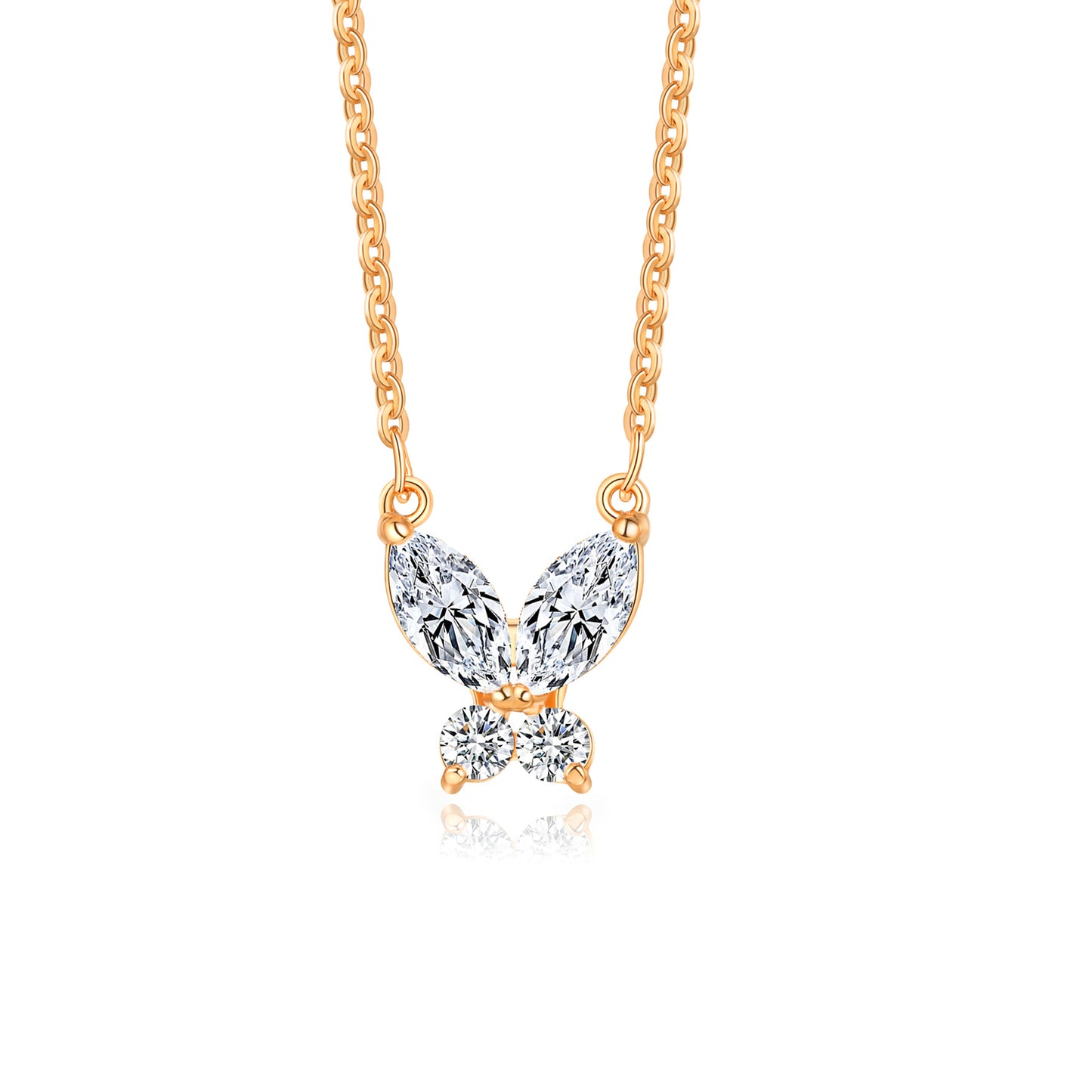 Brass With Plated Fashion Jewelry Necklace