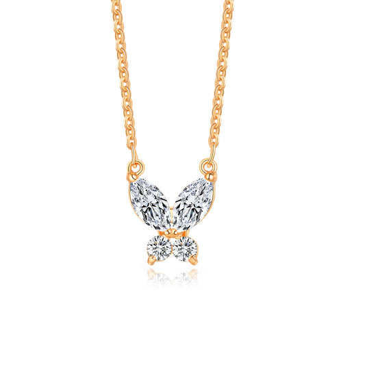 Brass With Plated Fashion Jewelry Necklace