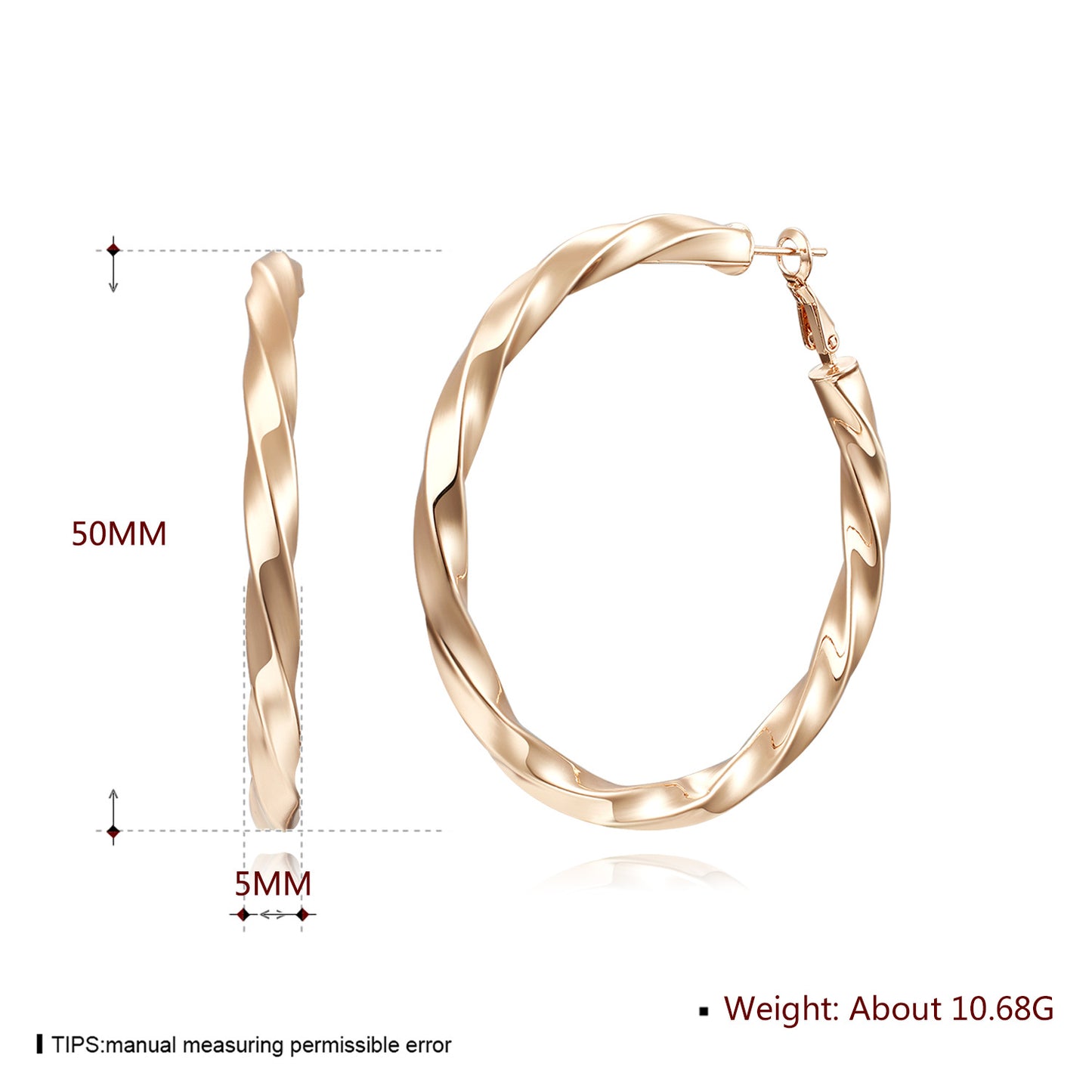 Brass With Plated Fashion Jewelry Earrings