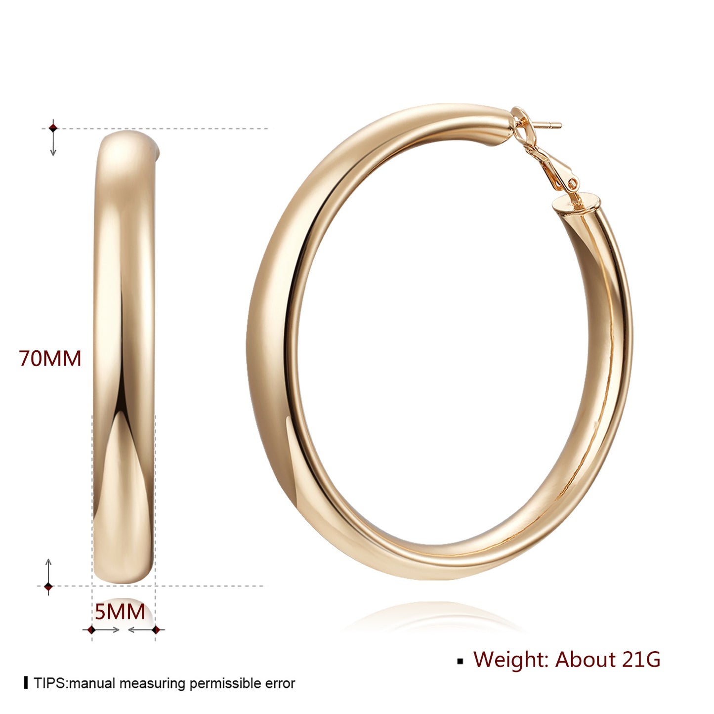 Brass With Plated Fashion Jewelry Earrings