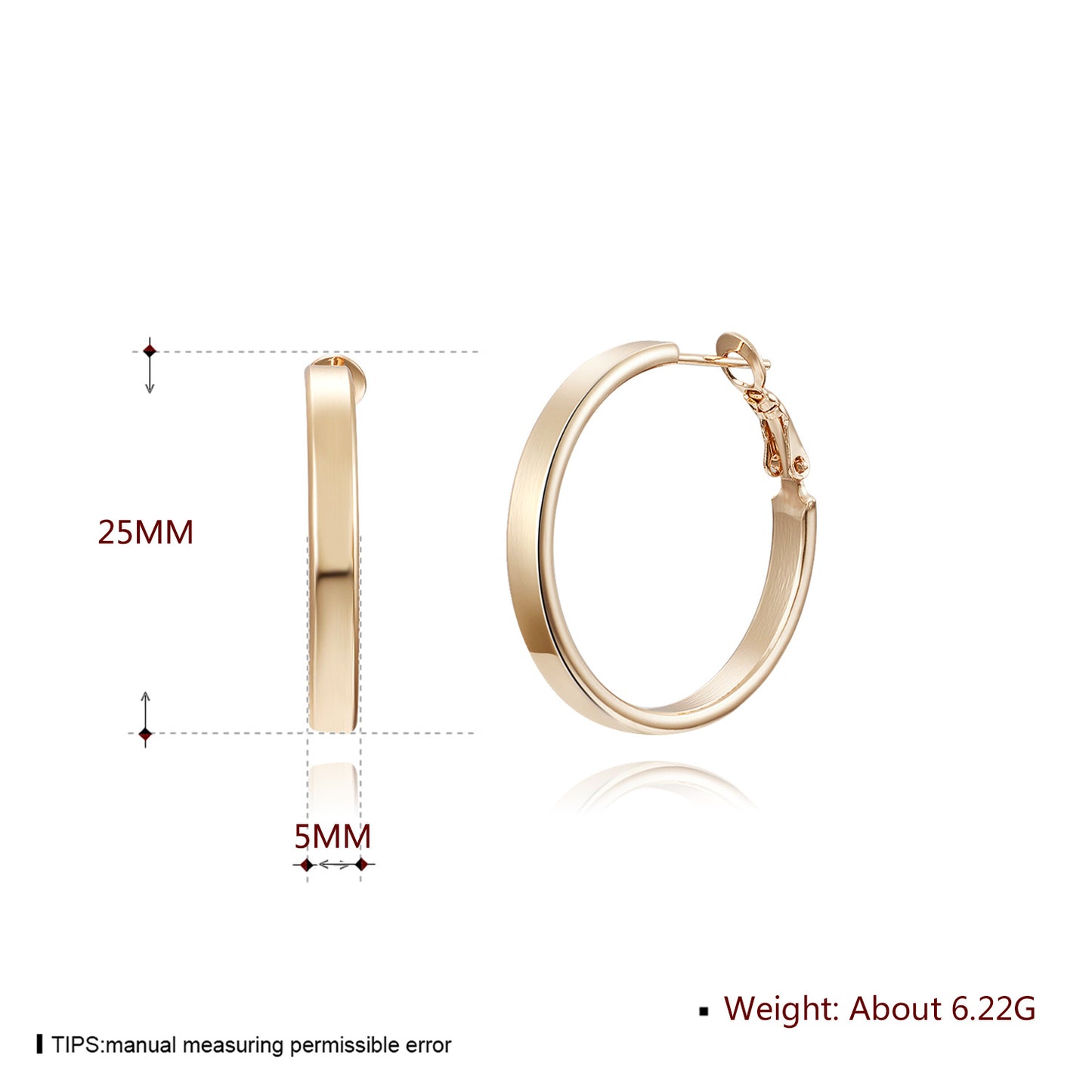 Brass With Plated Fashion Jewelry Earrings
