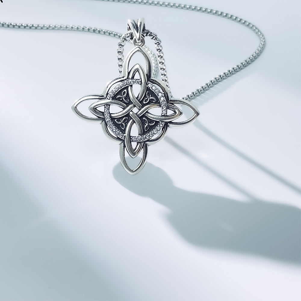 Celtic Pendant Necklace, Men Women's Fashion Jewelry, Perfect for Parties & Gifts, Elegant Accessory for Everyday Wear