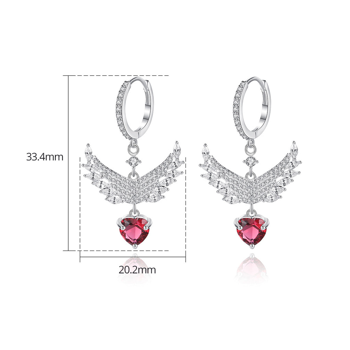 Copper With Silver Plated Fashion Jewelry Earrings