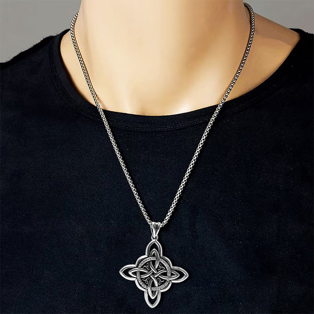Celtic Pendant Necklace, Men Women's Fashion Jewelry, Perfect for Parties & Gifts, Elegant Accessory for Everyday Wear