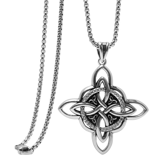 Celtic Pendant Necklace, Men Women's Fashion Jewelry, Perfect for Parties & Gifts, Elegant Accessory for Everyday Wear