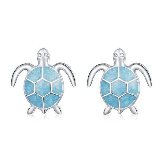 925 Sterling Silver Christmas Hat Fashion Earrings