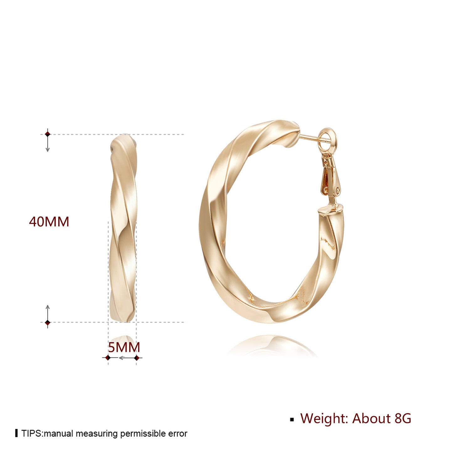 Brass With Plated Fashion Jewelry Earrings