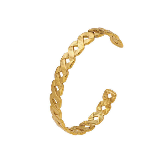 Stainless Steel Jewelry Minimalist Fashion Bangle