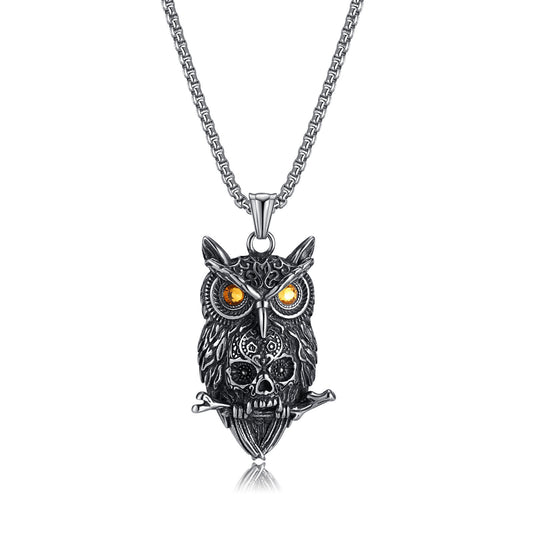 Stainless Steel Jewelry Owl Fashion Necklace Chain