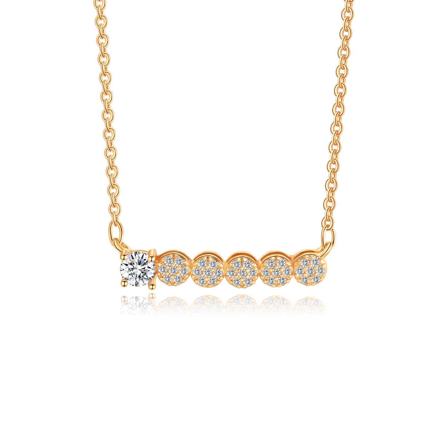Brass With Plated Fashion Jewelry Necklace