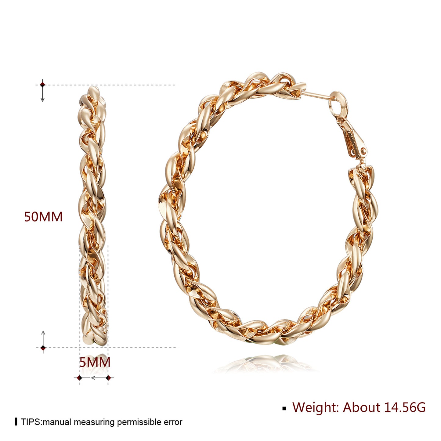 Brass With Plated Fashion Jewelry Earrings