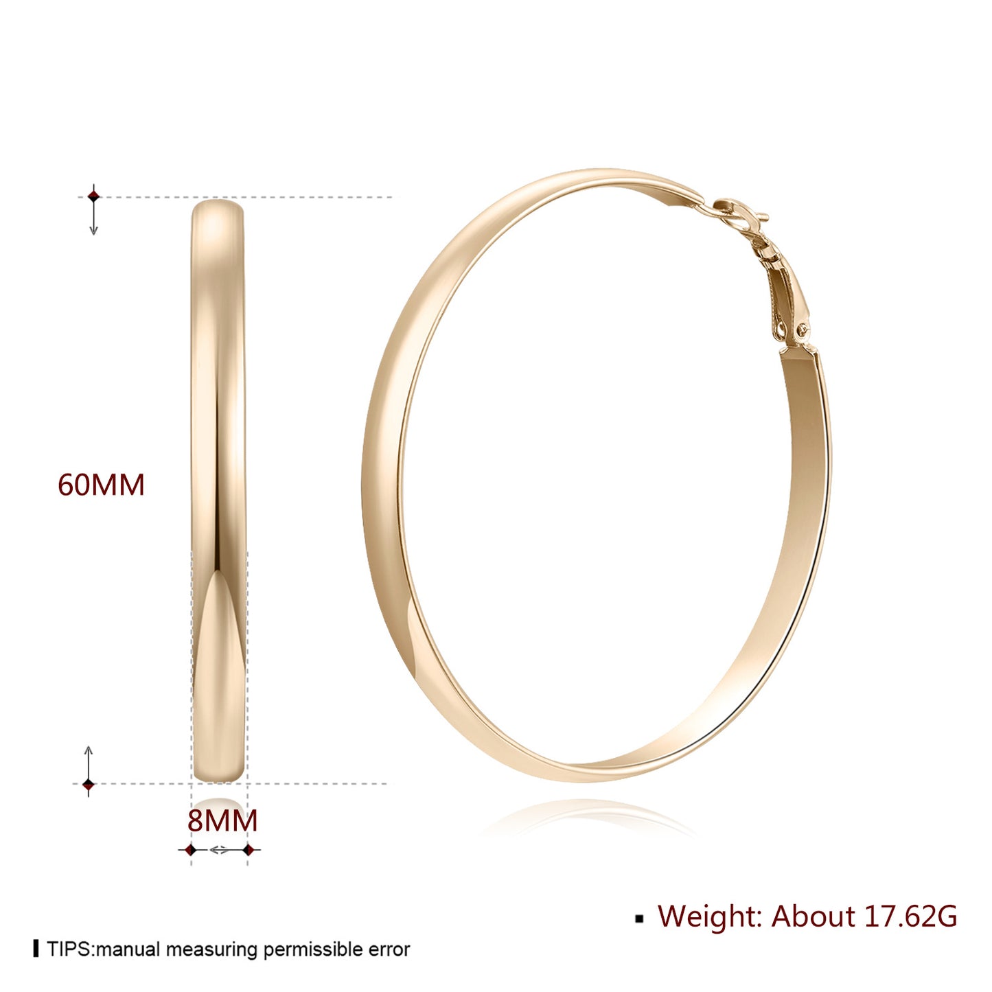 Brass With Plated Fashion Jewelry Earrings
