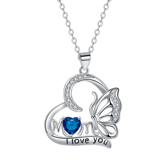 Copper With Silver Plated Heart Pendant Necklace