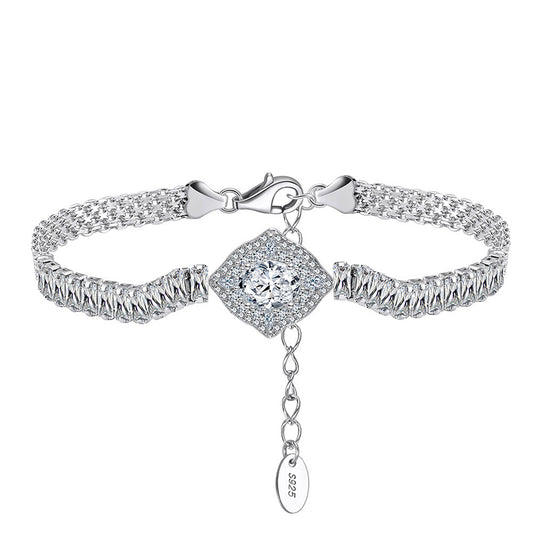 925 Sterling Silver Zircon Bracelet