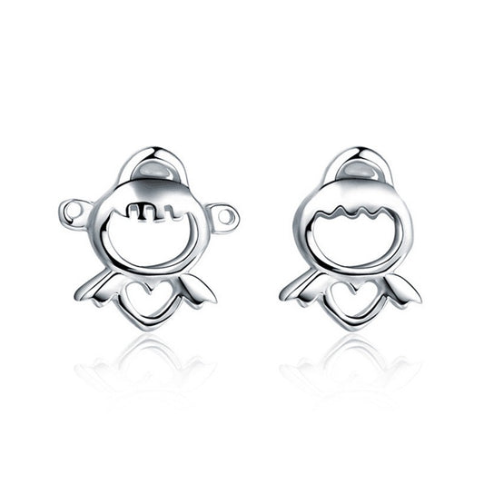 925 Sterling Silver Angel Fashion Earrings