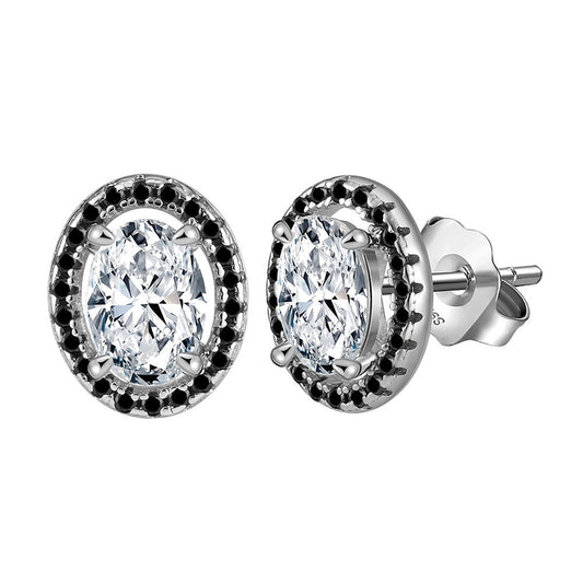 925 Sterling Silver Zircon Earrings