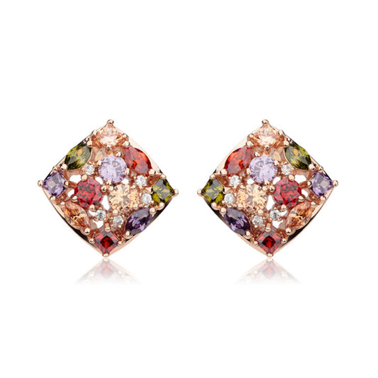 Copper With Plated Fashion Jewelry Earrings