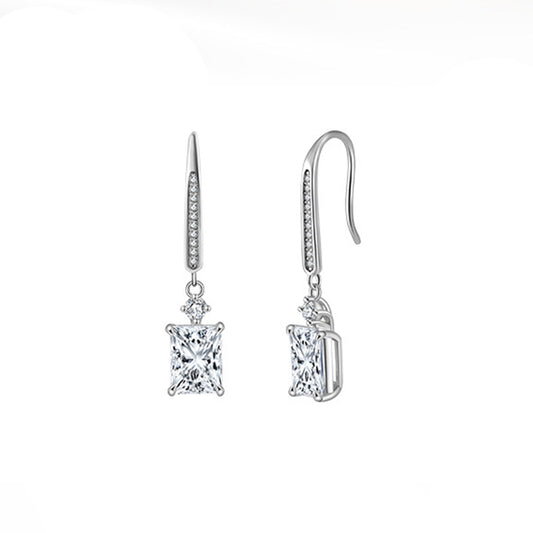 925 Sterling Silver Zircon Earrings