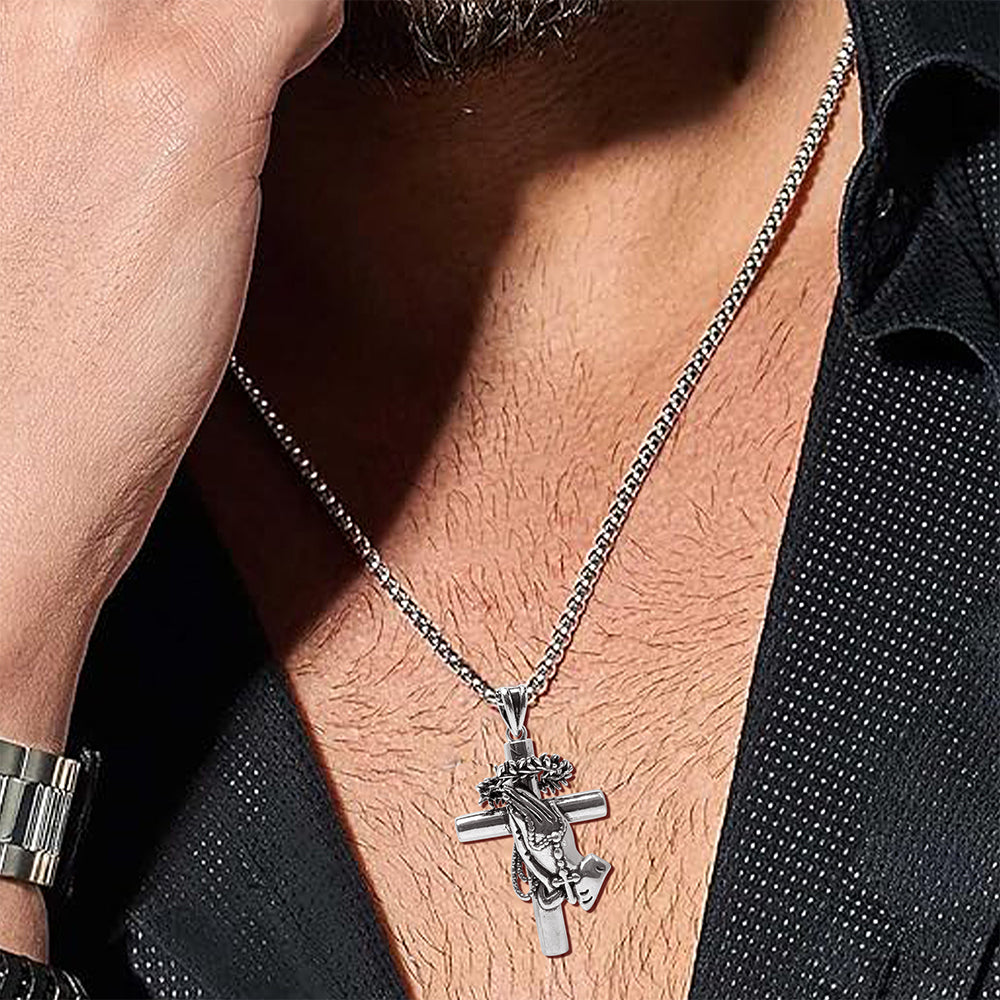Cross Pendant Necklace, Men Women's Fashion Jewelry, Perfect for Parties & Gifts, Elegant Accessory for Everyday Wear