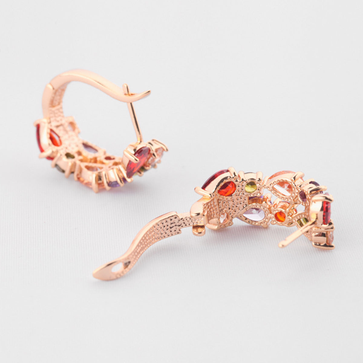 Copper With Plated Fashion Jewelry Earrings