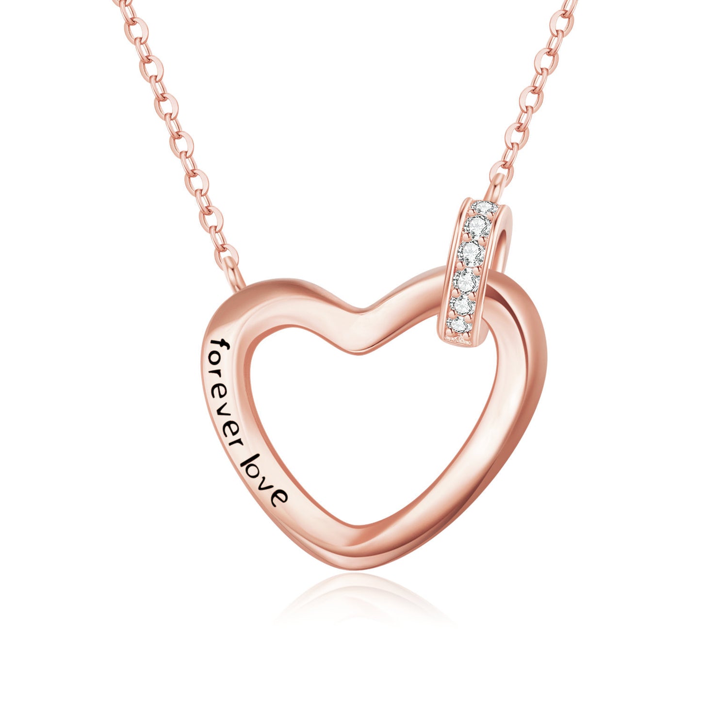 Timeless Heart Necklace for Women – Elegant Minimalist Luxury Jewelry, Symbol of Eternal Love