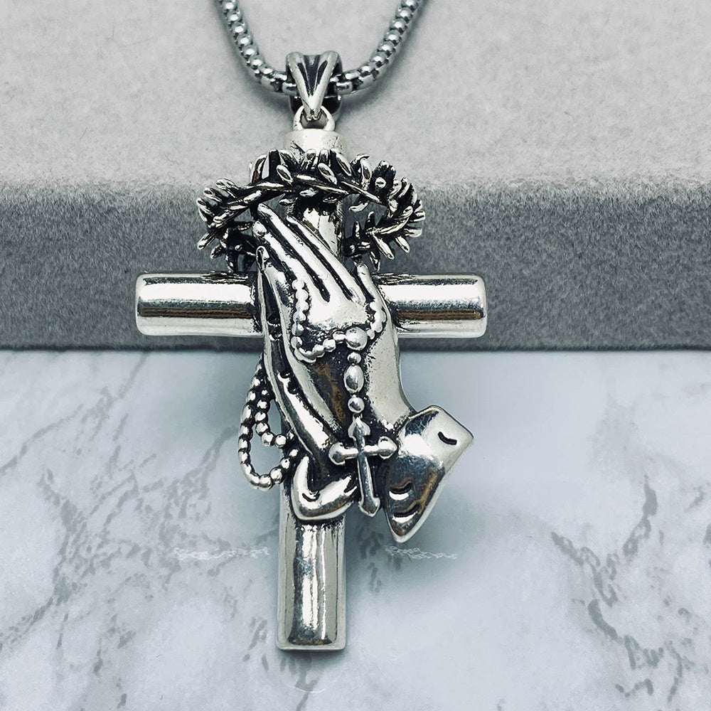 Cross Pendant Necklace, Men Women's Fashion Jewelry, Perfect for Parties & Gifts, Elegant Accessory for Everyday Wear