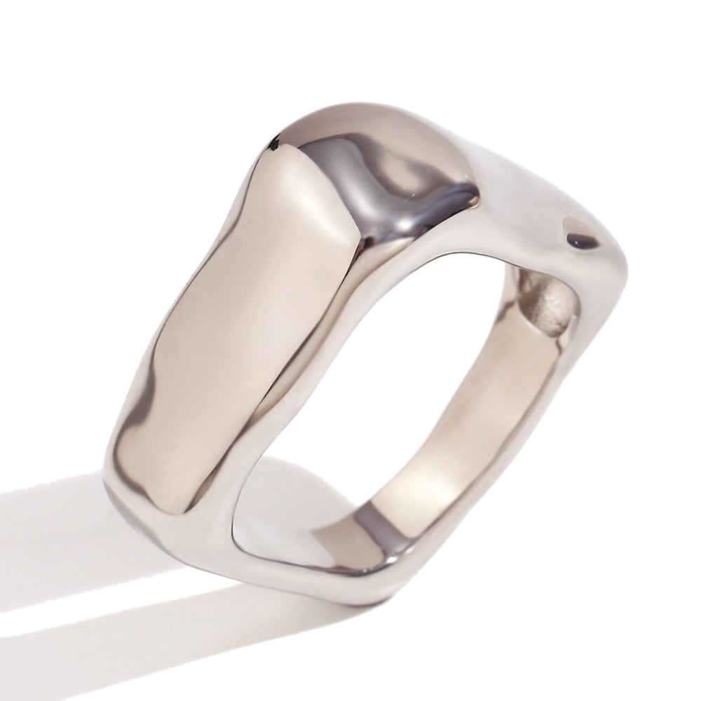 316L Stainless Steel Minimalist Fashion Ring