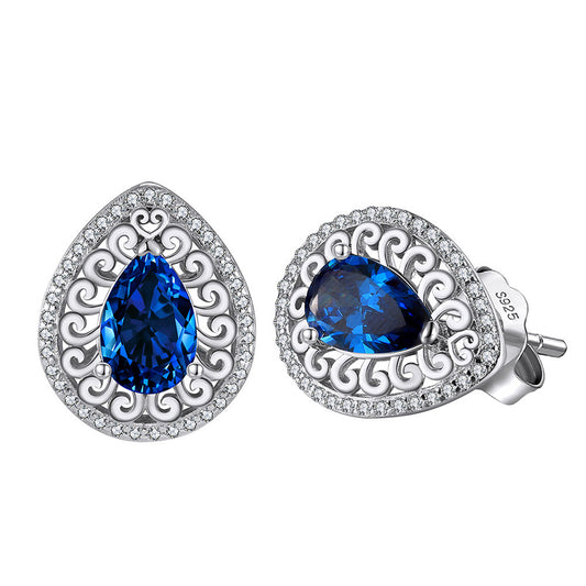 925 Sterling Silver Zircon Earrings
