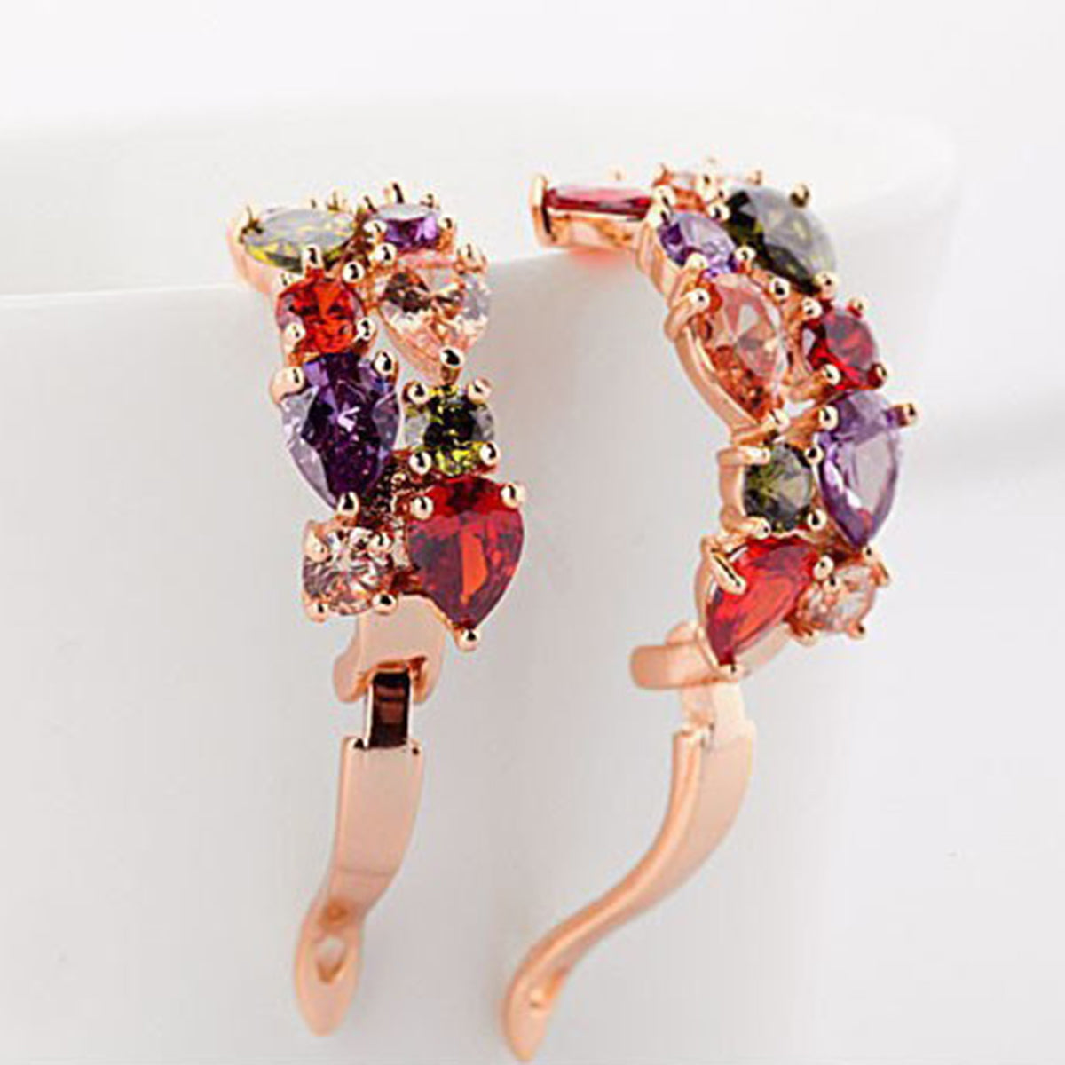 Copper With Plated Fashion Jewelry Earrings
