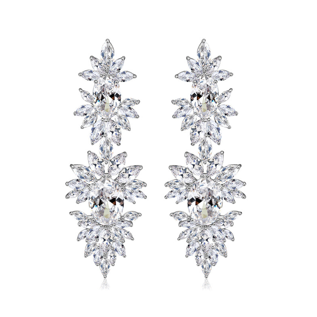 Copper With Plated Fashion Jewelry Earrings