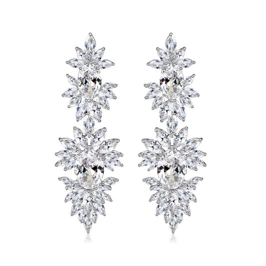 Copper With Plated Fashion Jewelry Earrings