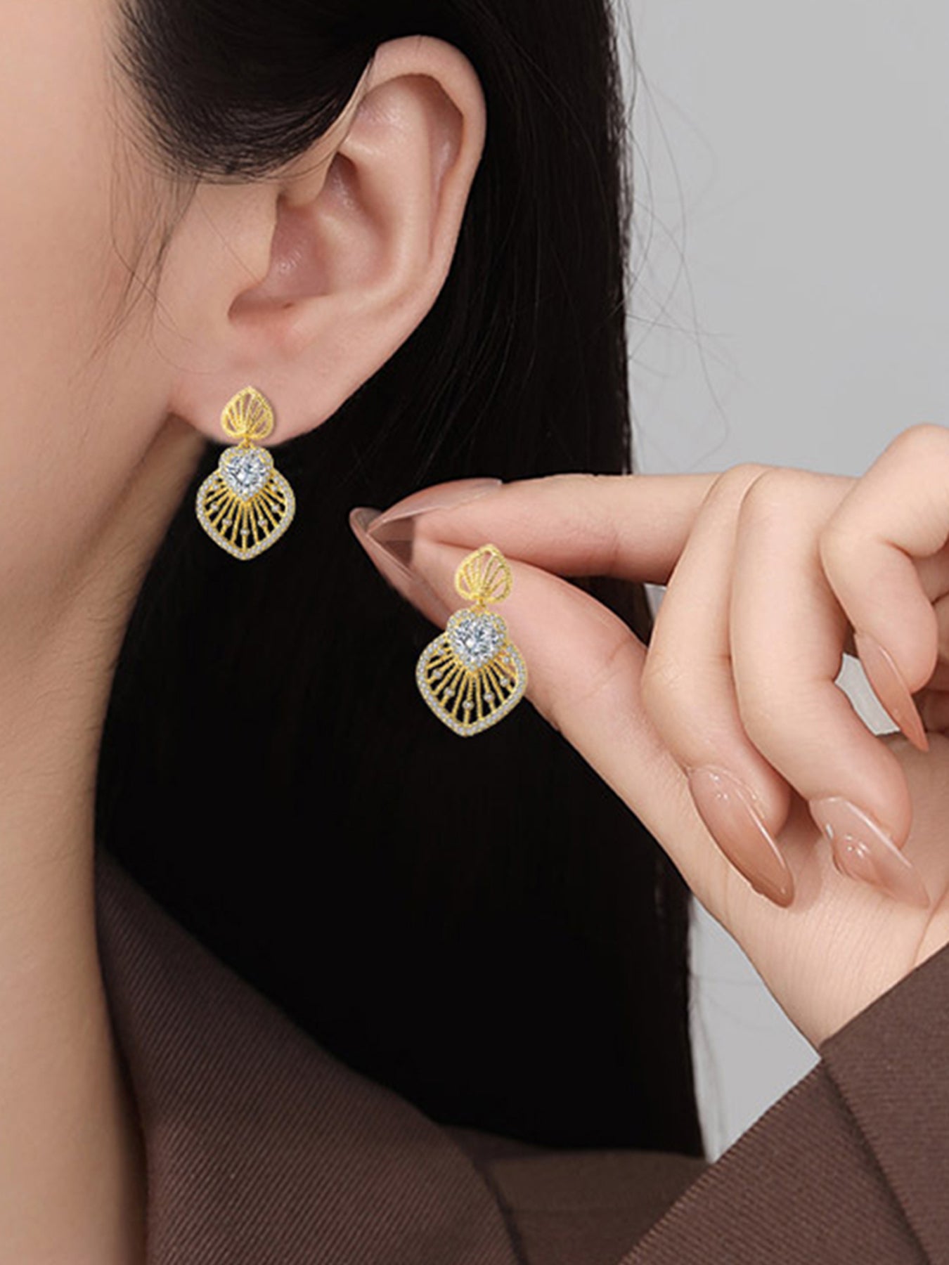 Fashionable Elegant Earrings, Fashion Jewelry for Party, Daily Clothing Decor, Trendy All-match & Exquisite Jewelry for Birthday Gift