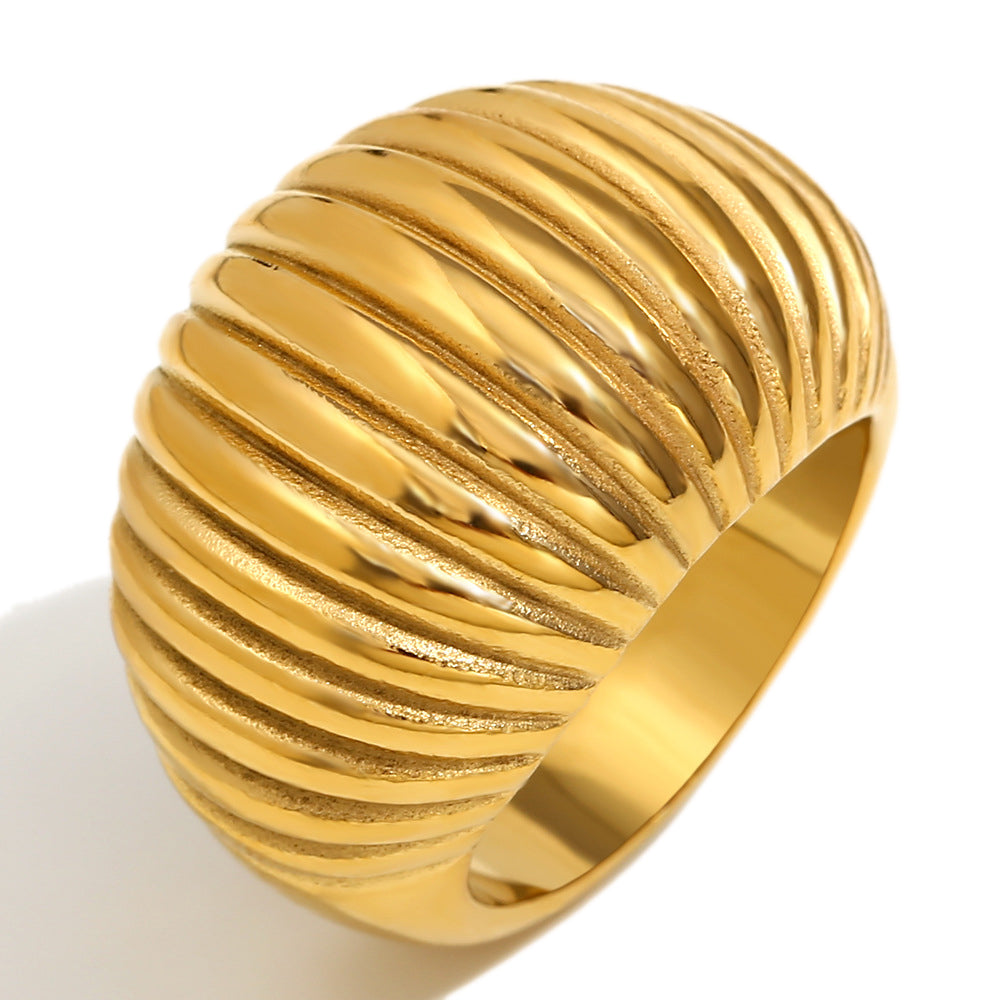 316L Stainless Steel Minimalist Fashion Ring