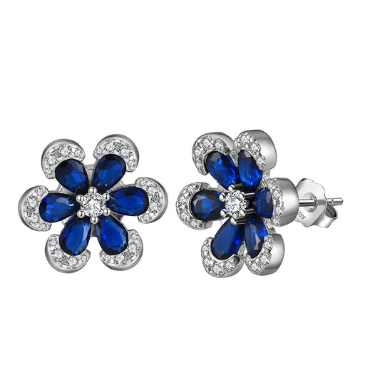 925 Sterling Silver Zircon Earrings